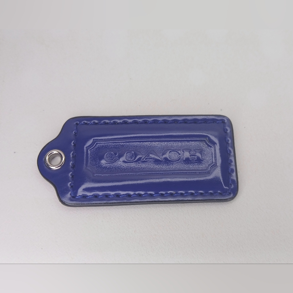 Blue Coach Hang Tag